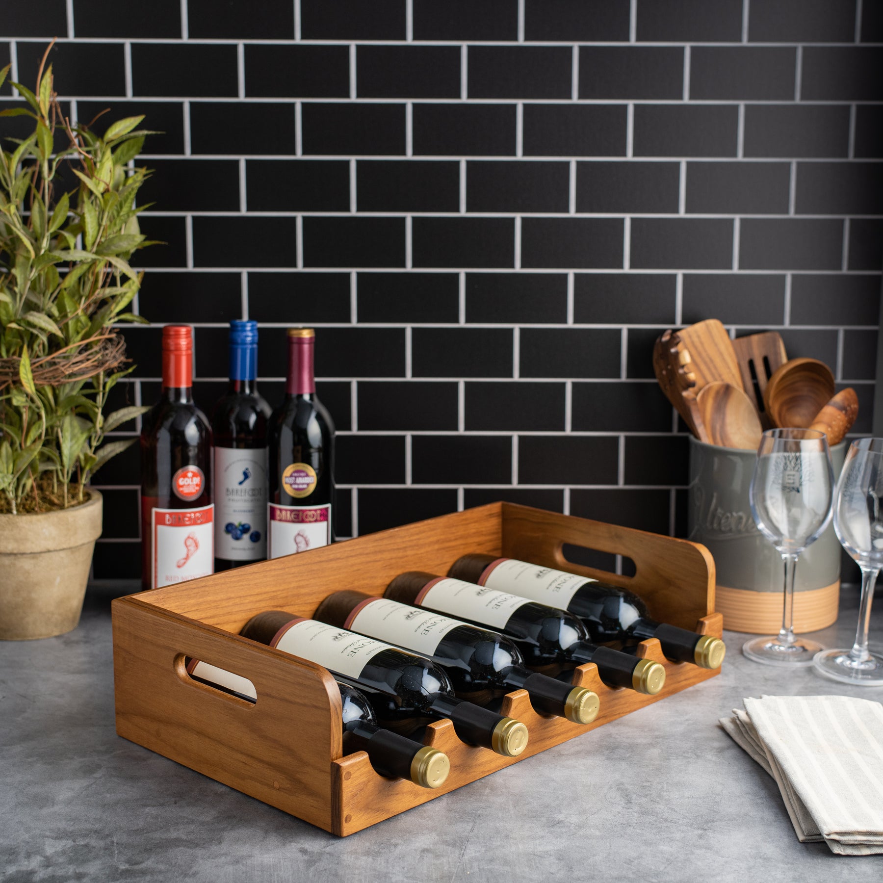 5 Bottle Stackable Wine Caddy - 60239