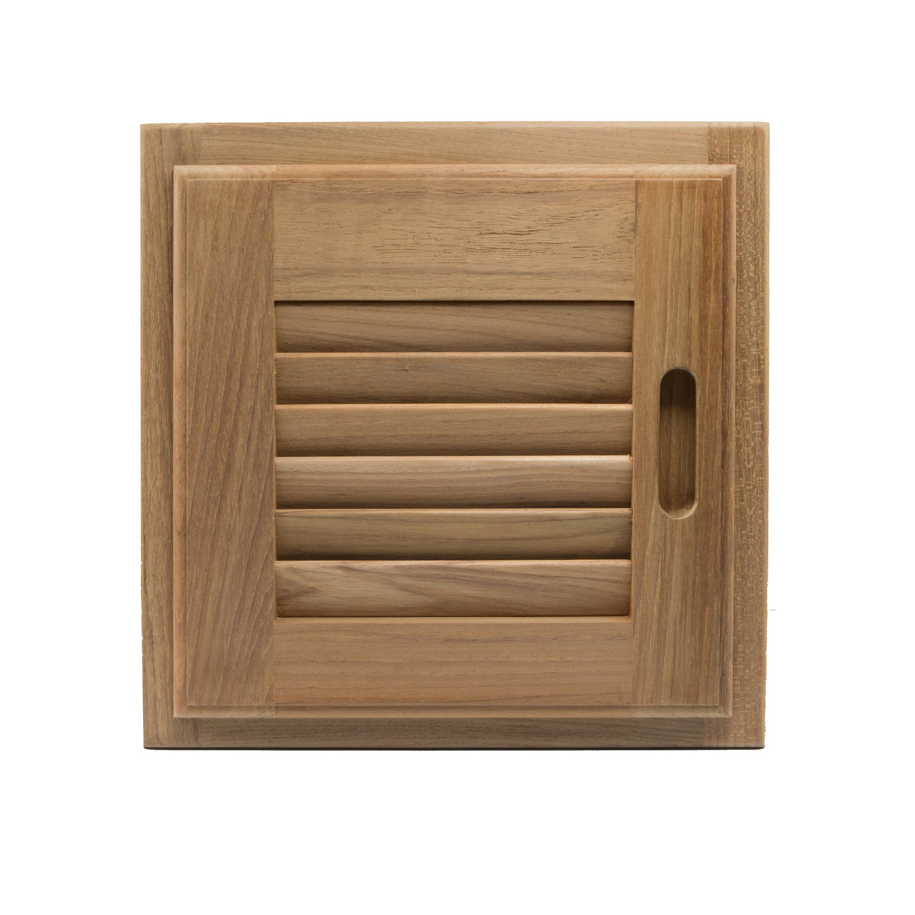 12" x 12" Louvered Door & Frame - Left - 60721