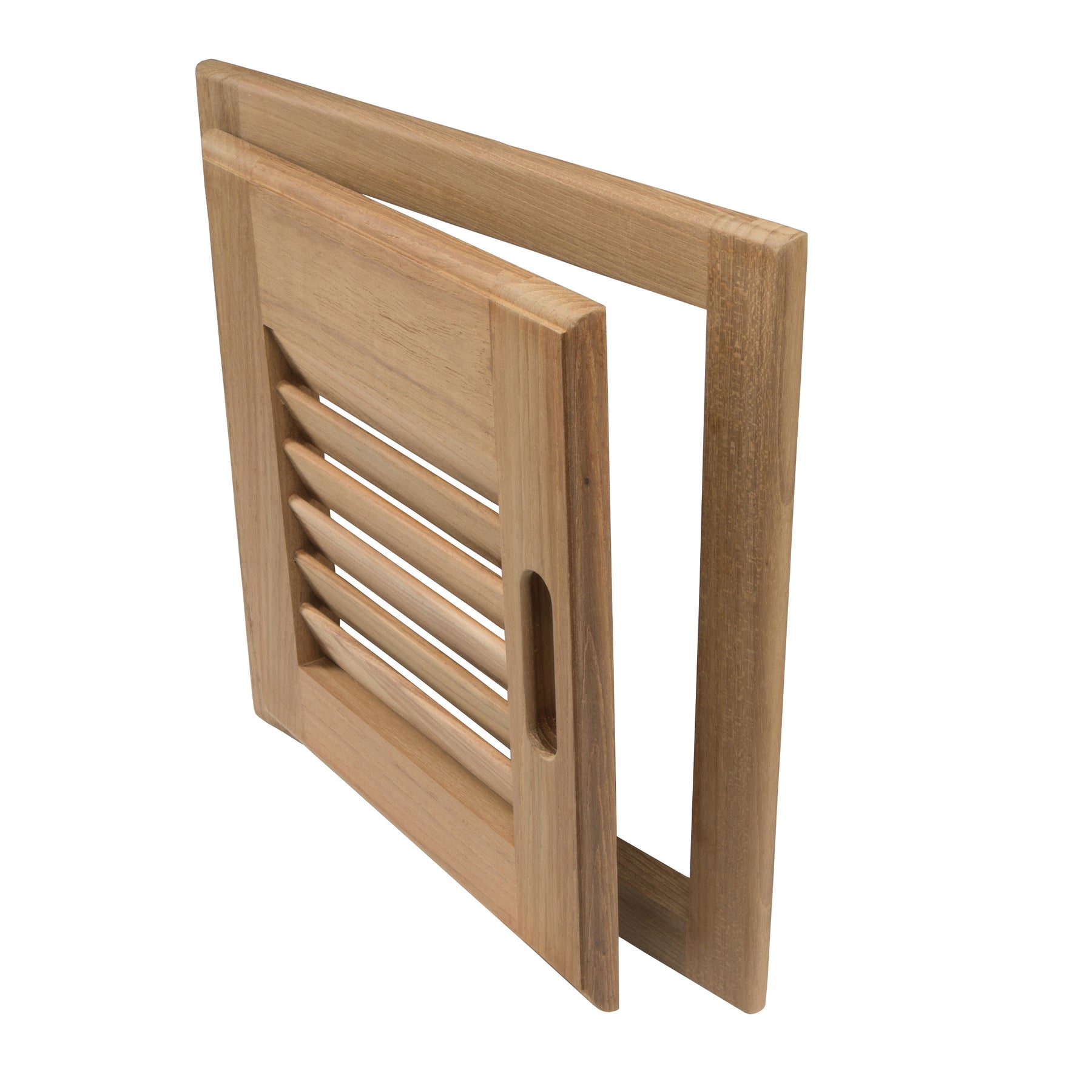 12" x 12" Louvered Door & Frame - Left - 60721