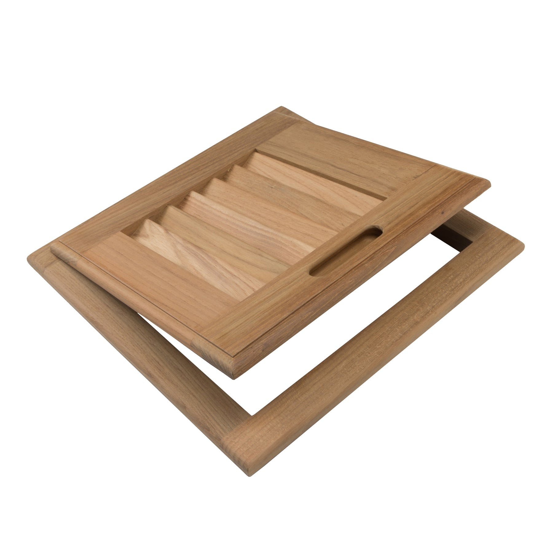 12" x 12" Louvered Door & Frame - Left - 60721
