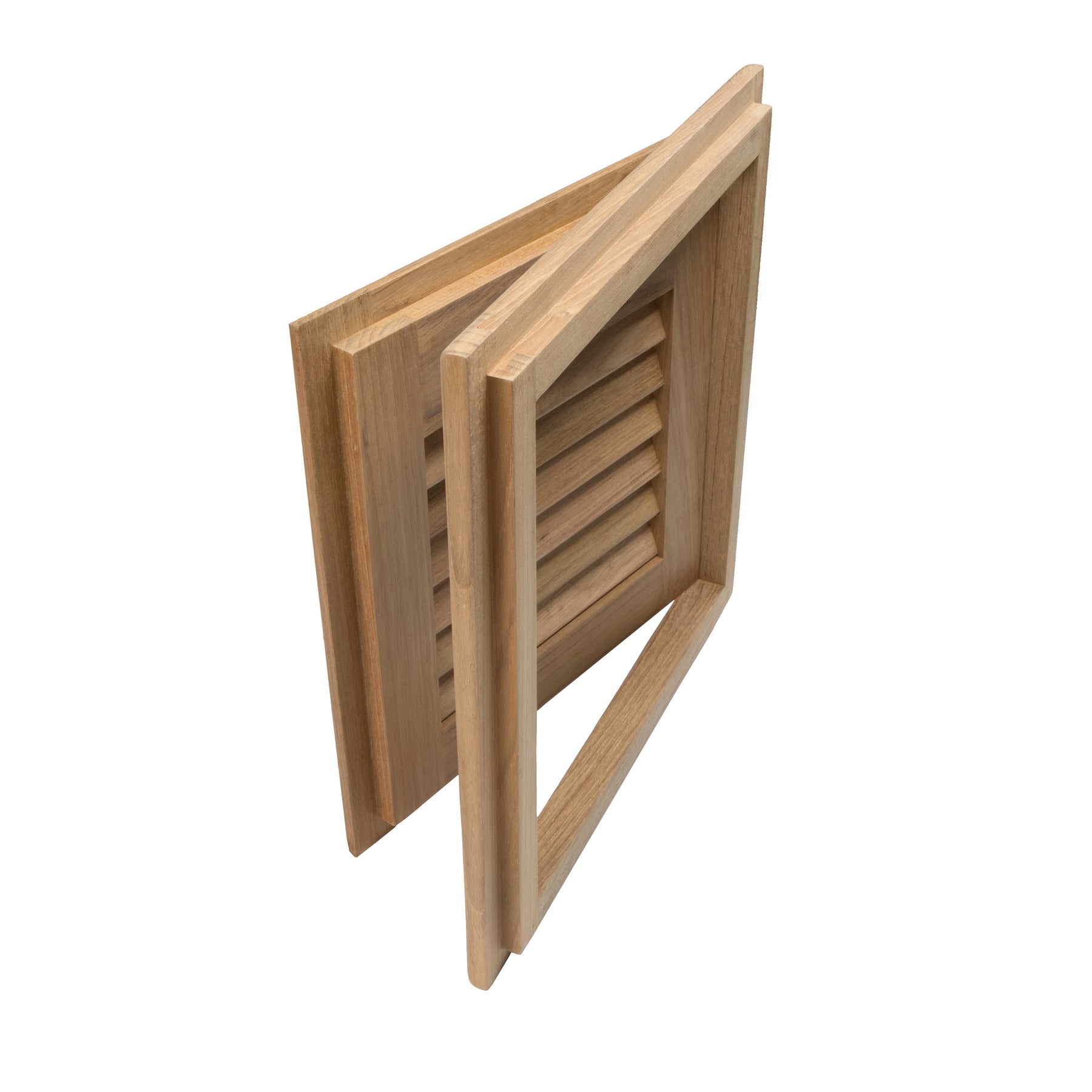 12" x 12" Louvered Door & Frame - Left - 60721