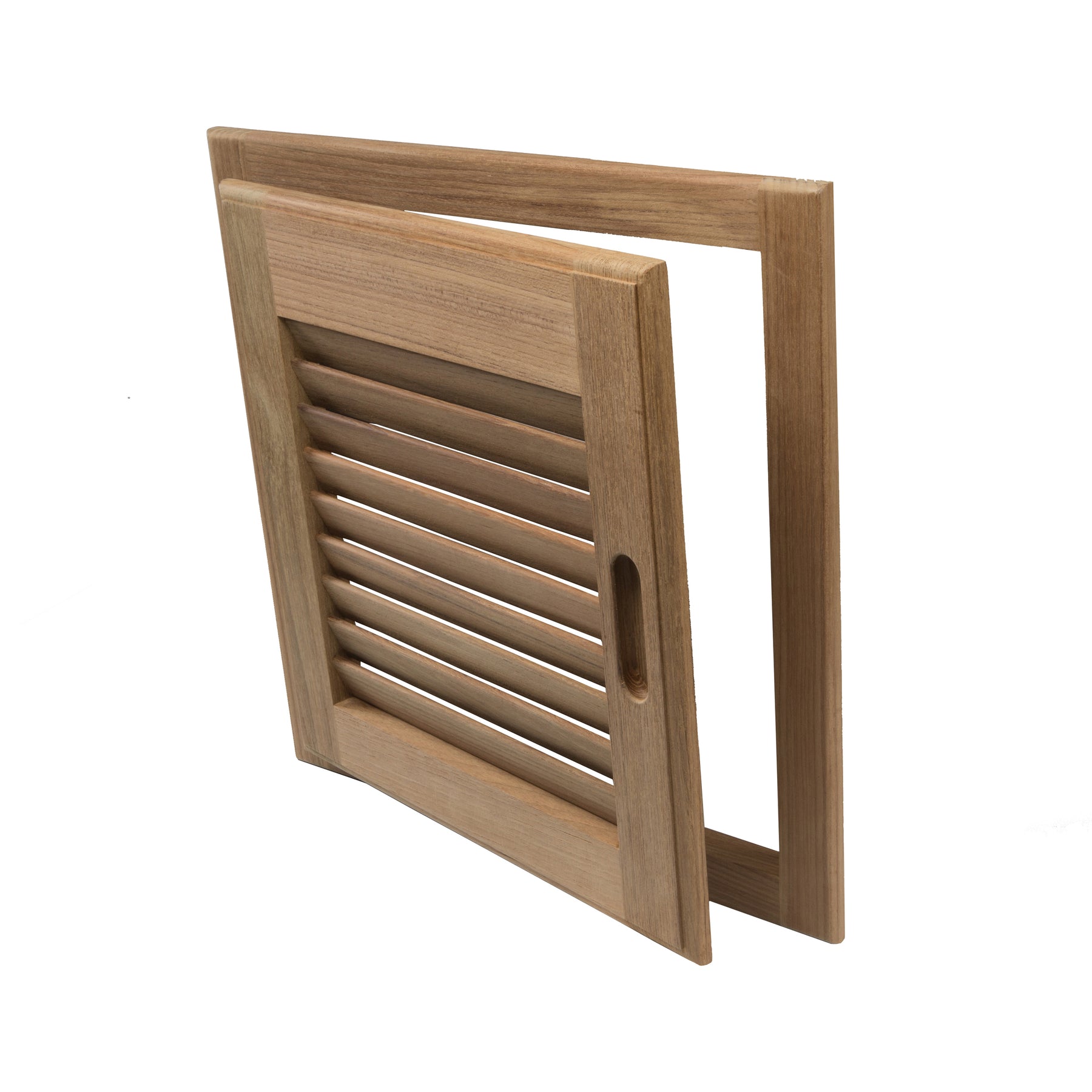 15" x 15" Louvered Door & Frame - Right - 60722