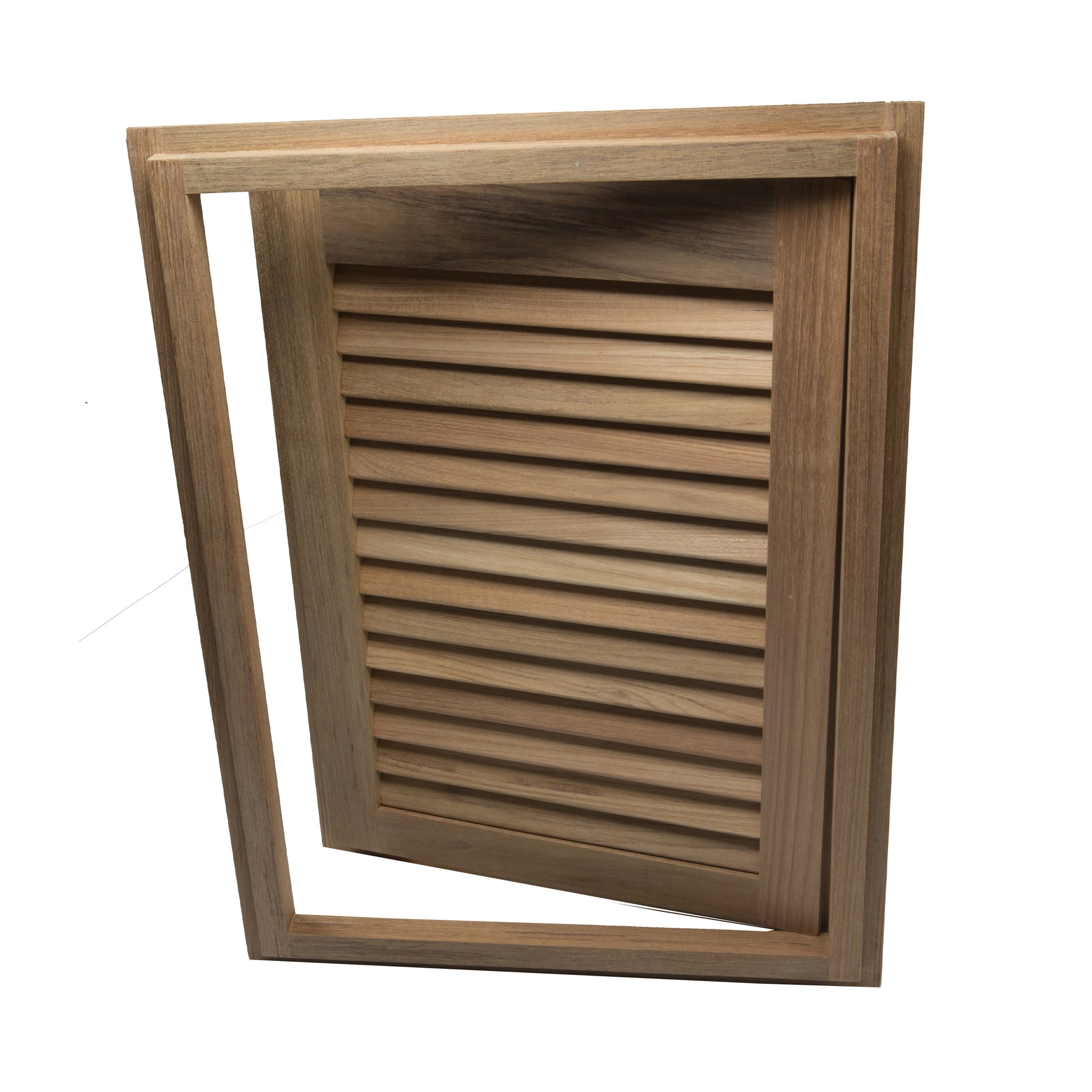 15" x 20" Louvered Door & Frame - Right - 60724