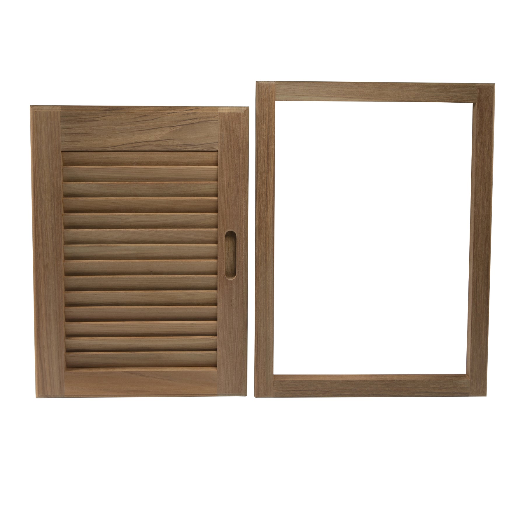 15" x 20" Louvered Door & Frame - Right - 60724
