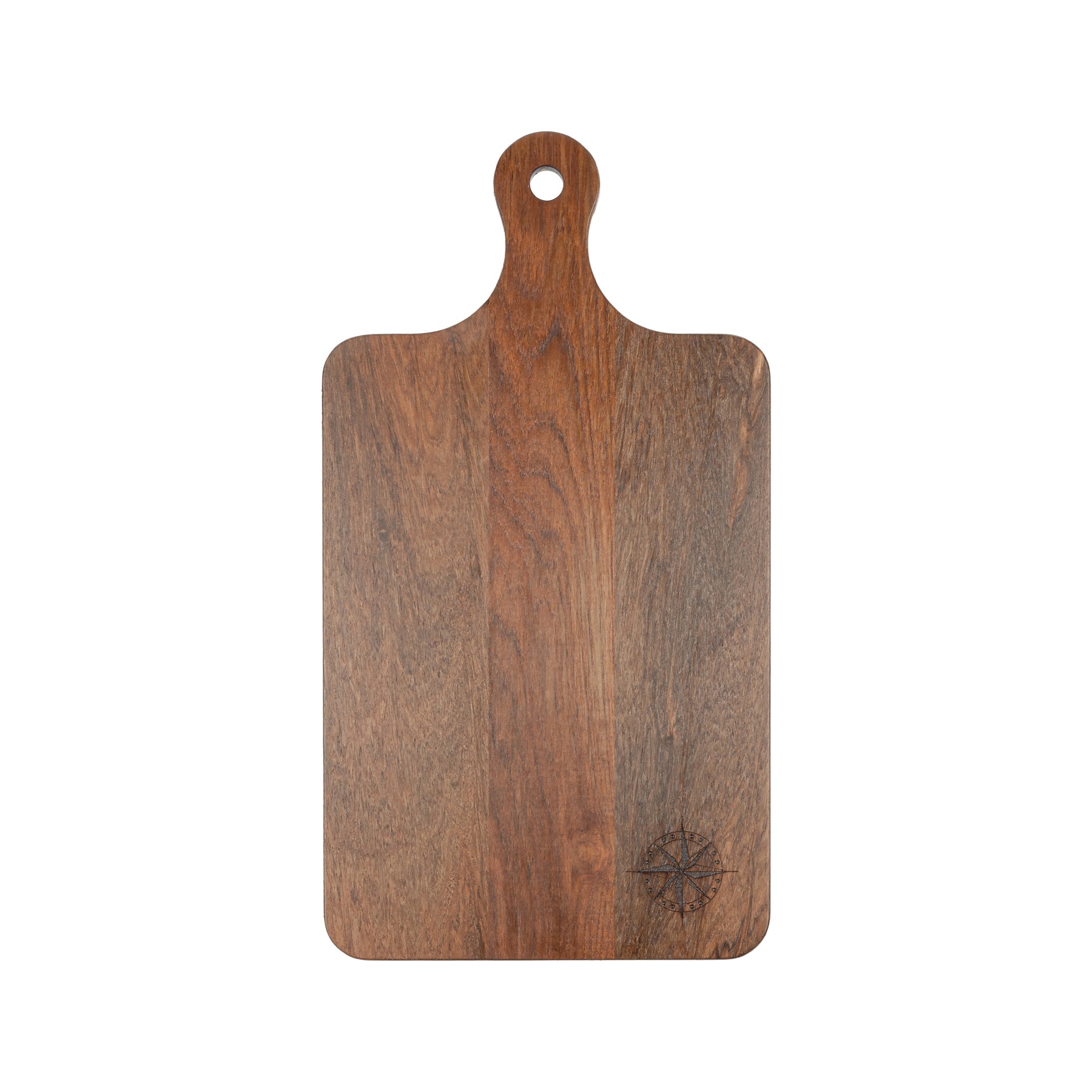 Chef's Collection Teak Large Charcuterie Board - Compass - 10" x 14" - 60764COMC