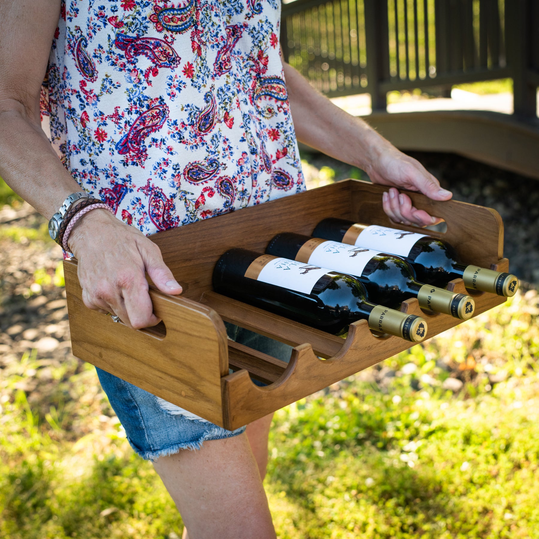 5 Bottle Stackable Wine Caddy - 60239