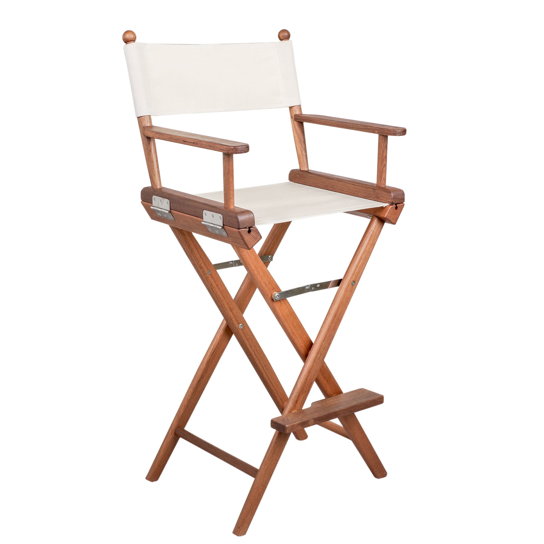 Captains Chair With Creme Seat Covers - 60048