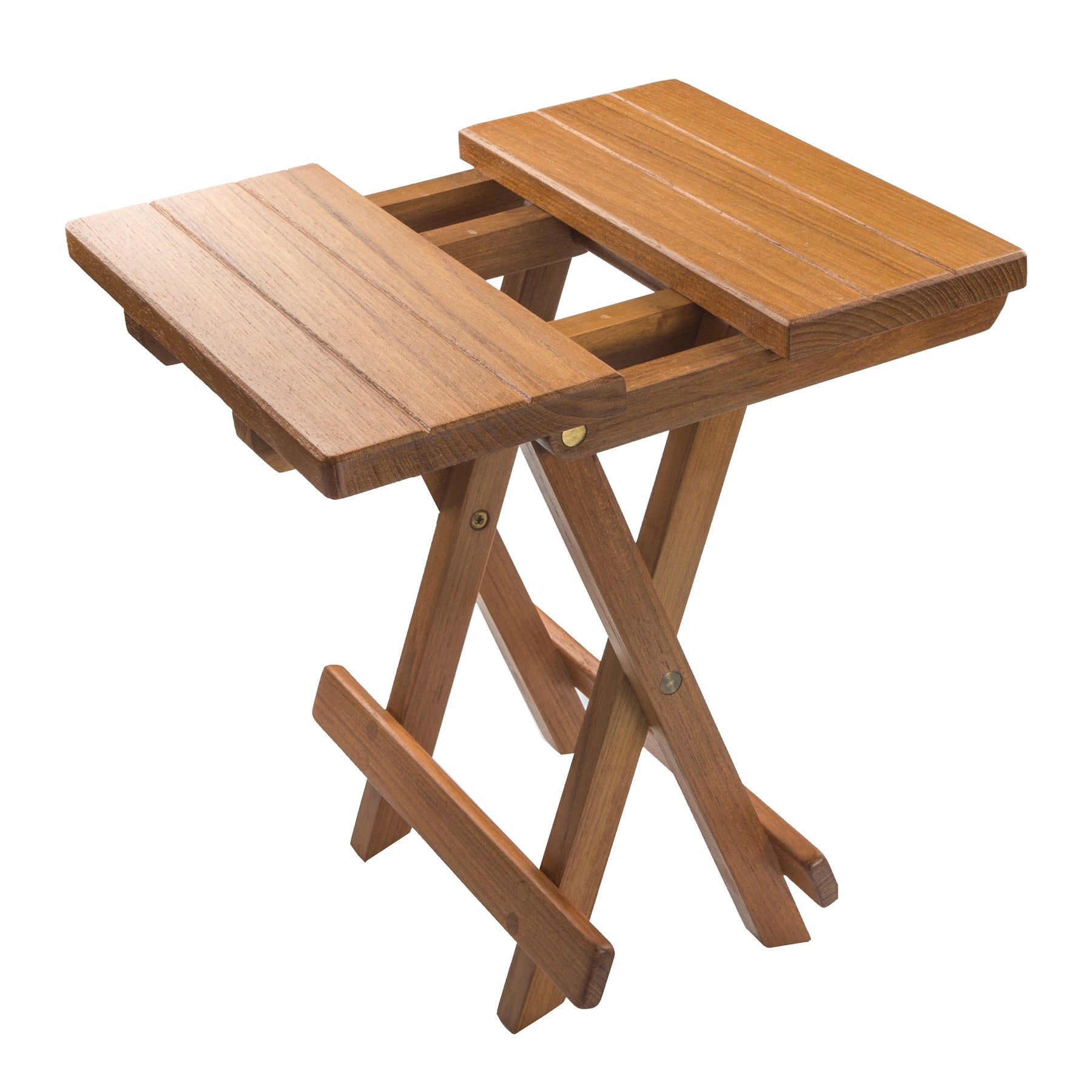 Grooved Top Fold Away Table - 60034