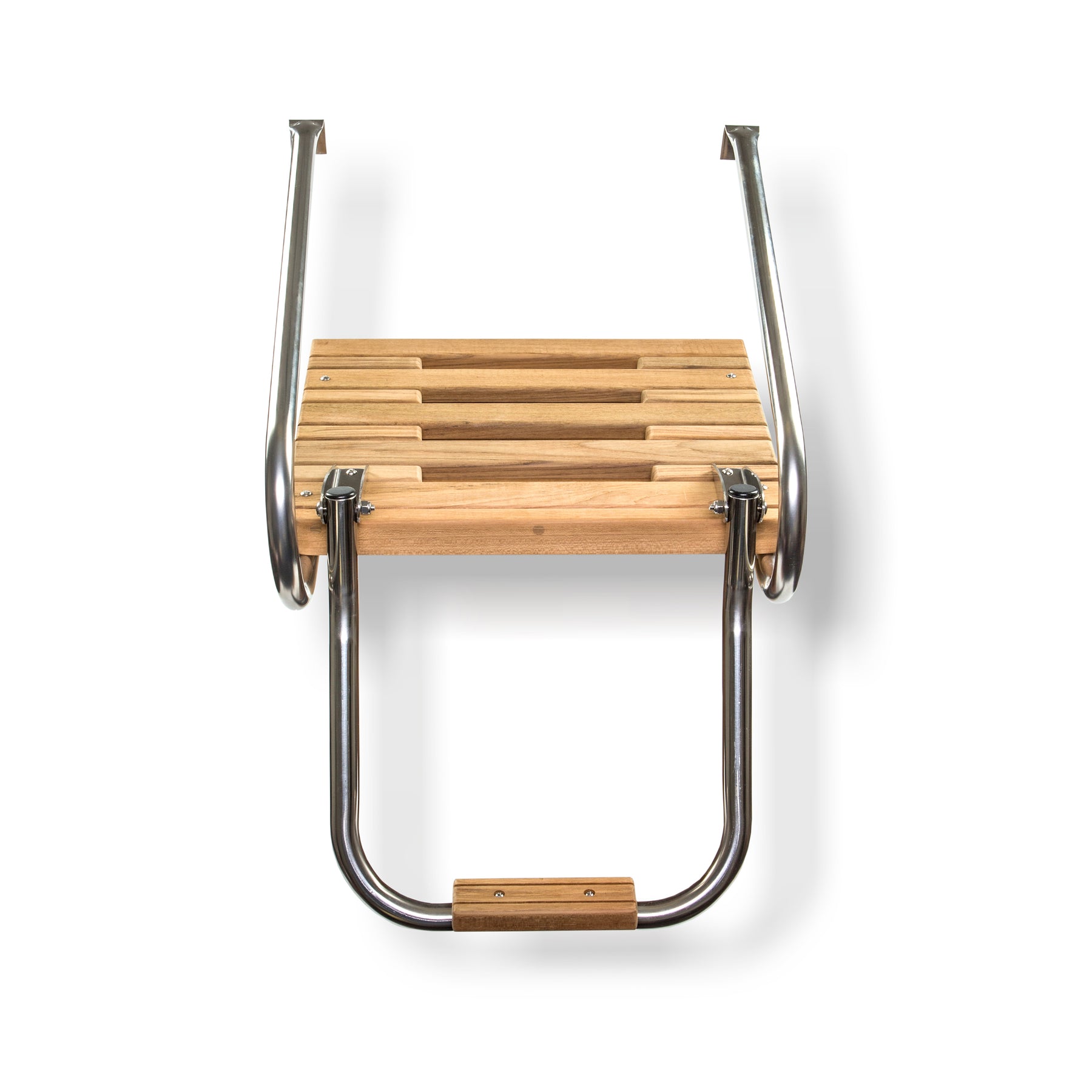 Teak Swim Platform w/ Ladder and Mounting Hardware for Boats w/ Inboard/Outboard Motors - 60903
