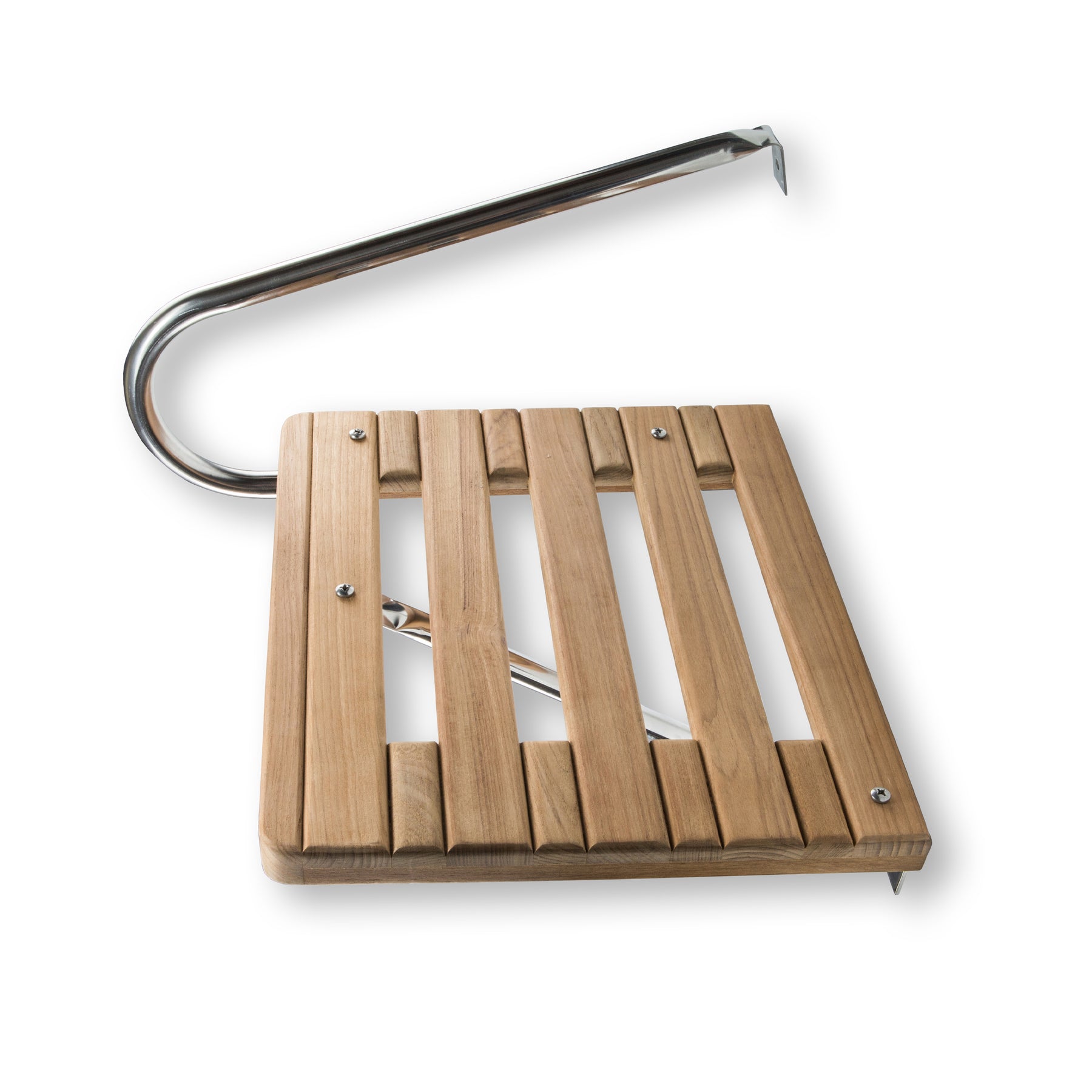 Teak Swim Platform w/ Mounting Hardware for Boats w/ Outboard Motors - 60900