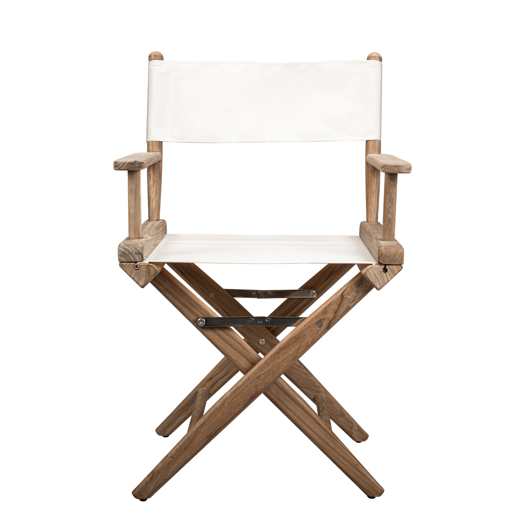 Directors Chair With Creme SUNBRELLA® Fabric Covers - Sanded Finish - 60044