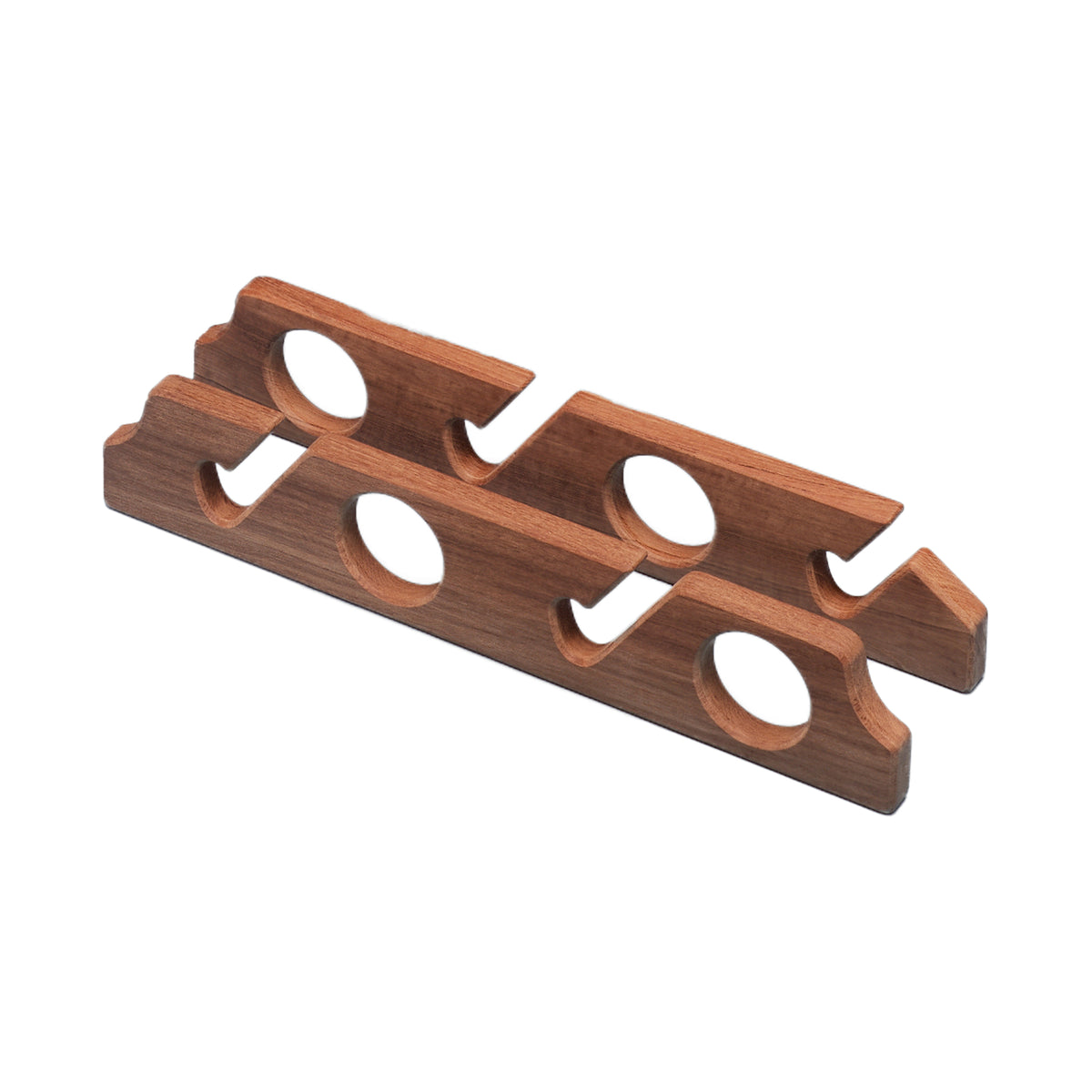 Teak Four-Rod Storage Rack - 60612