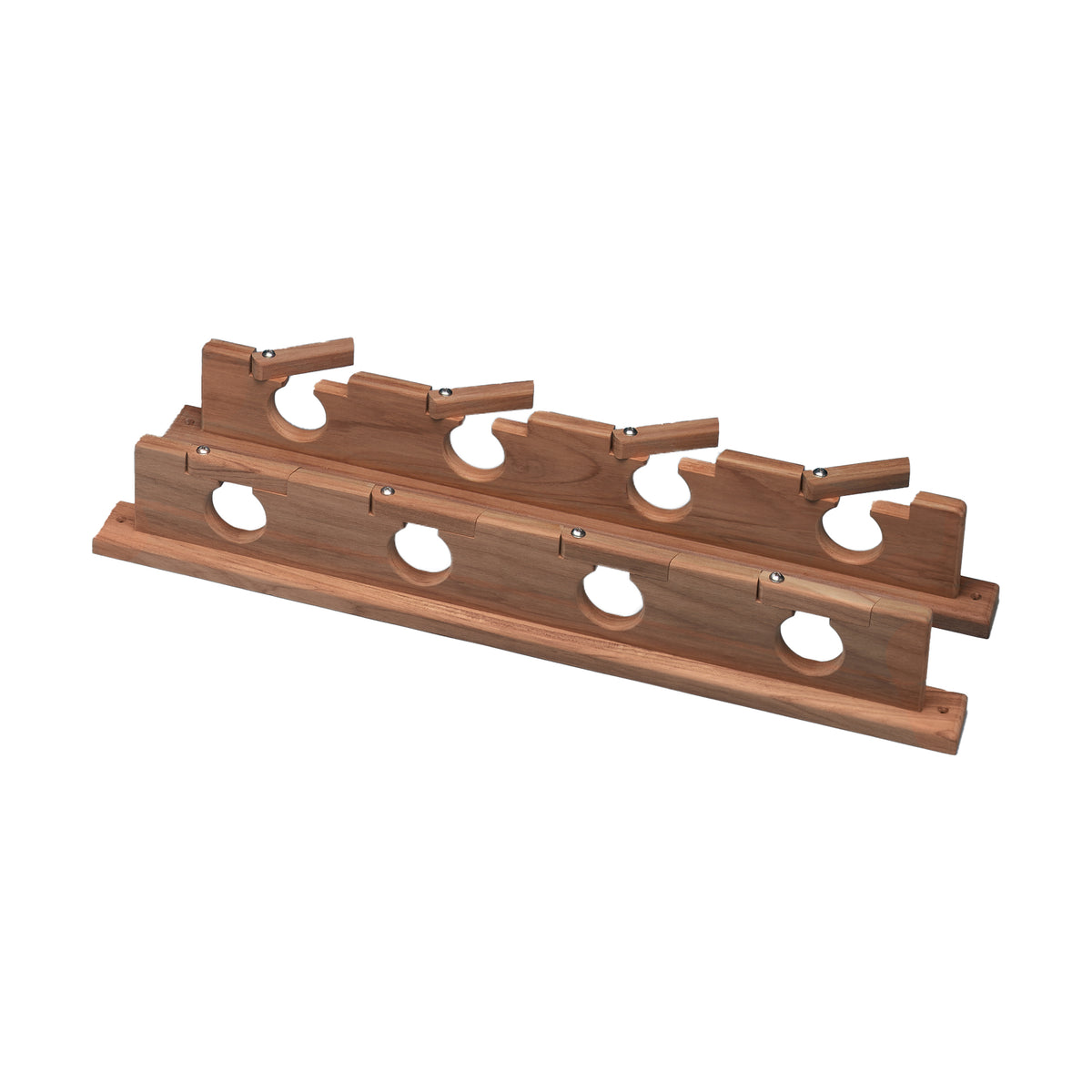 Teak Lock-In Four Rod Storage - 60620