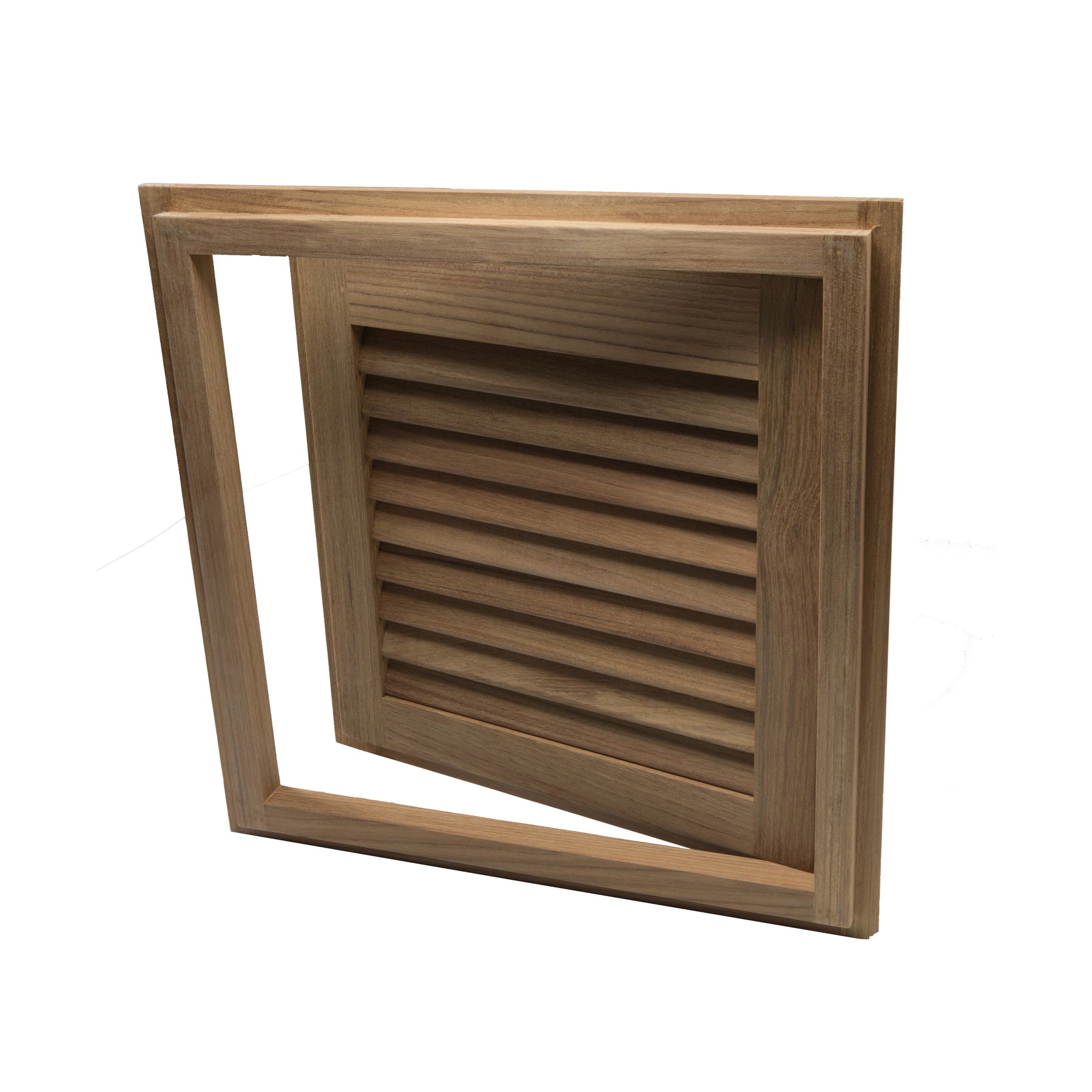 15" x 15" Louvered Door & Frame - Right - 60722