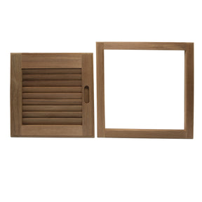 15" x 15" Louvered Door & Frame - Right - 60722