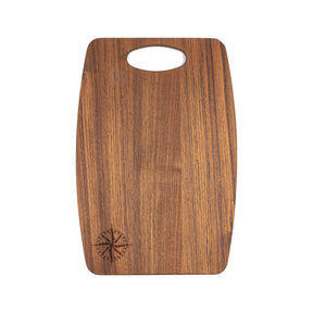 Chef's Collection Teak Bread Board - Compass - 8" x 14" - 60761COMC