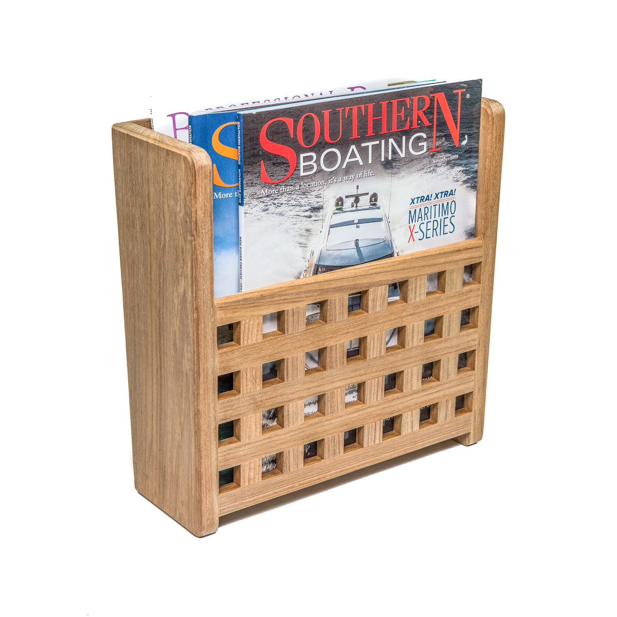 Grate Front Magazine Rack - 62502