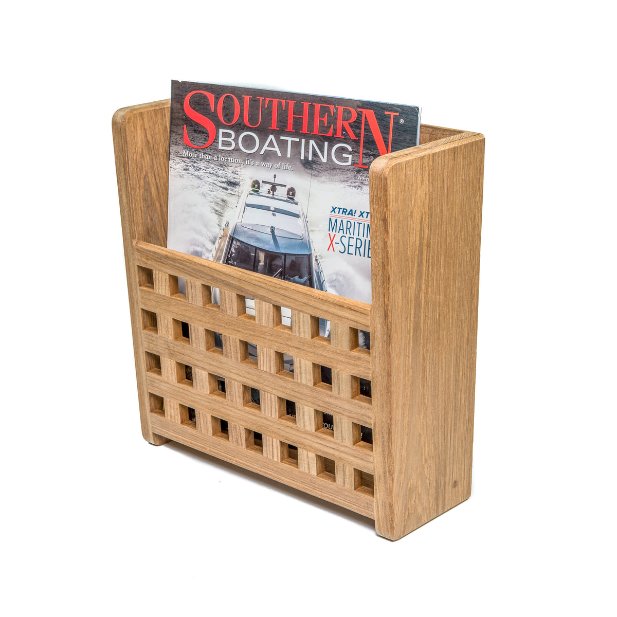 Grate Front Magazine Rack - 62502