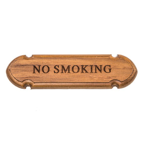 No Smoking Name Plate - 62672