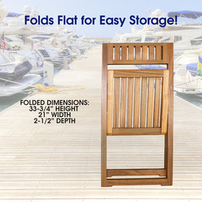 Folding Slat Chair - 63059