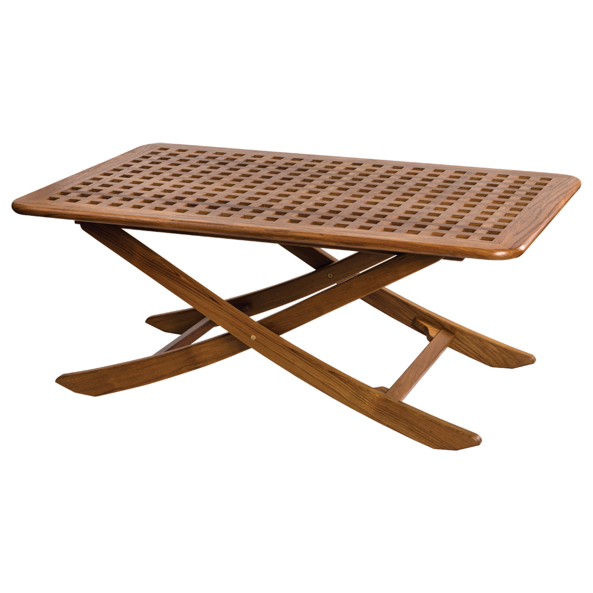 Whitecap 60028 Adjustable Slat-Top Teak Table - Small