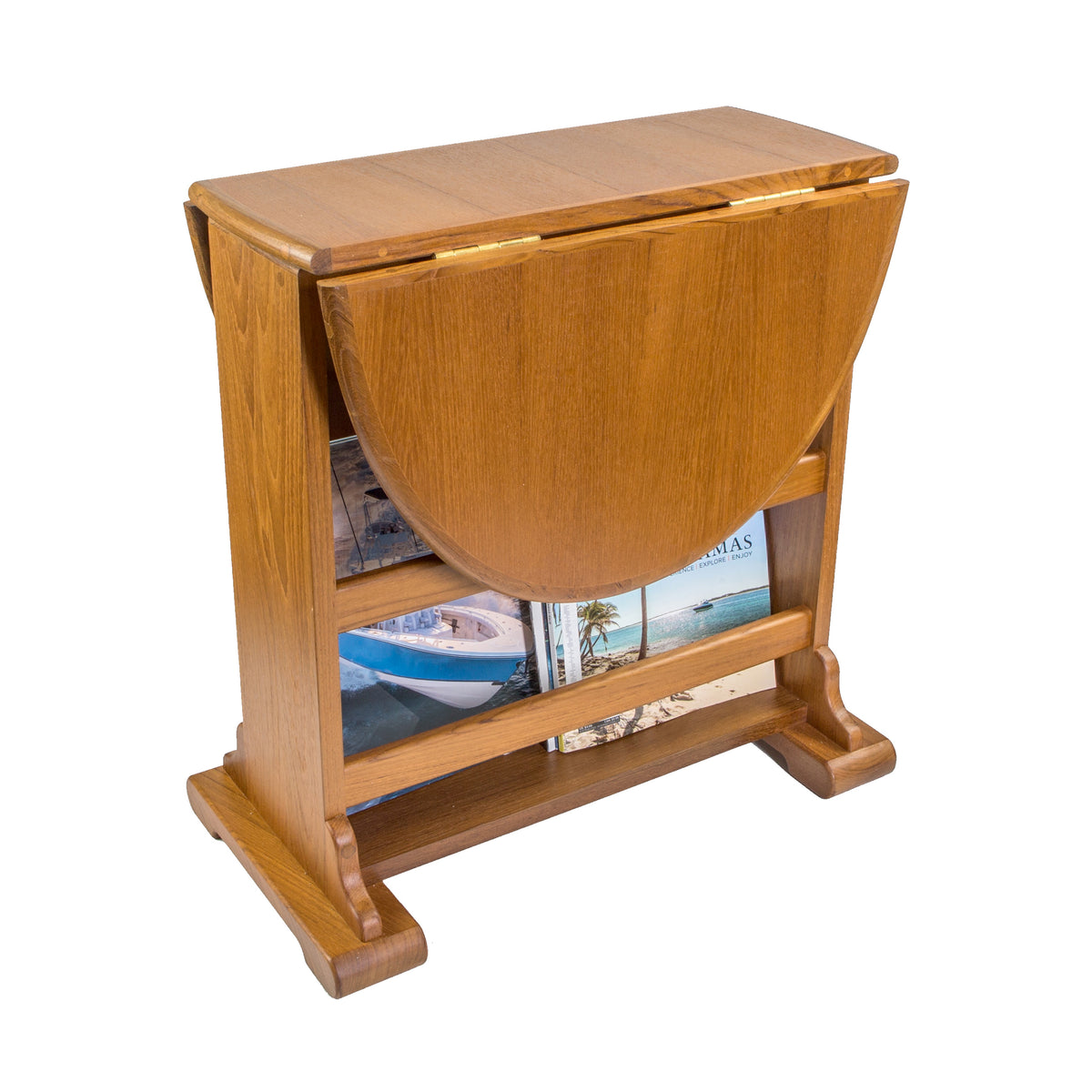 Large Teak Drop Leaf Table - 60055