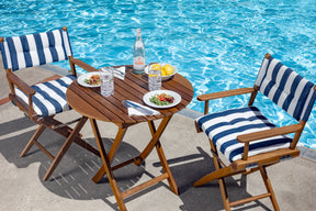 Newport Bistro Set - Navy/White - 80101