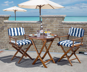 Newport Bistro Set - Navy/White - 80101